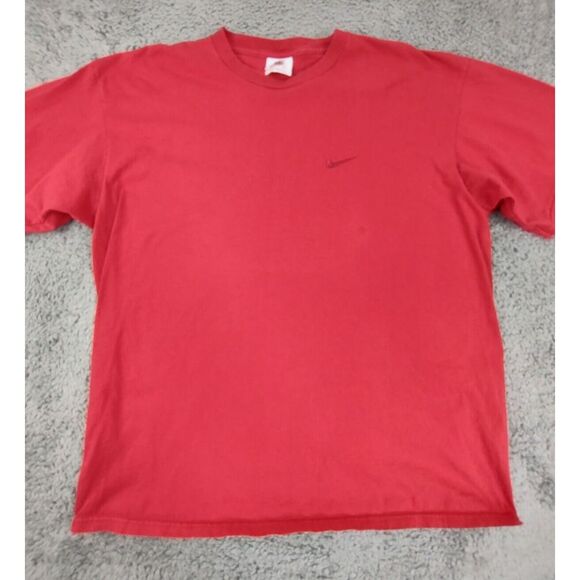 Vintage Nike White Tag Red T-Shirt Men's XL‎ Embroidered Made In USA *Read - Picture 1 of 10